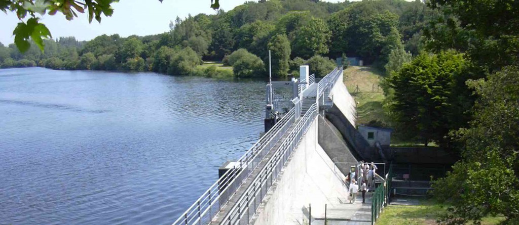 Barrage de la retenue du Moulin Neuf