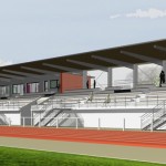 Stade d’athlétisme communautaire - Perspective 3D