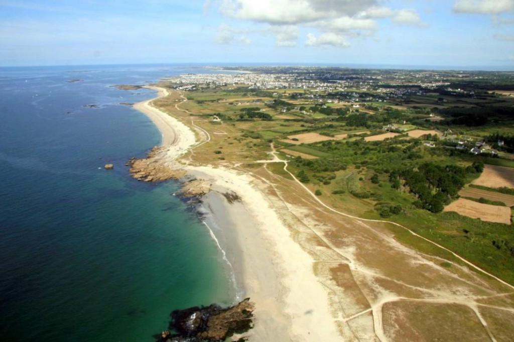 Vue aérienne de Tréffiagat