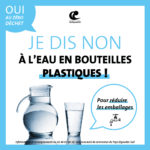 Non à l'eau en bouteilles plastiques