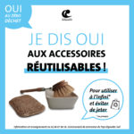 Oui aux accessoires réutilisables