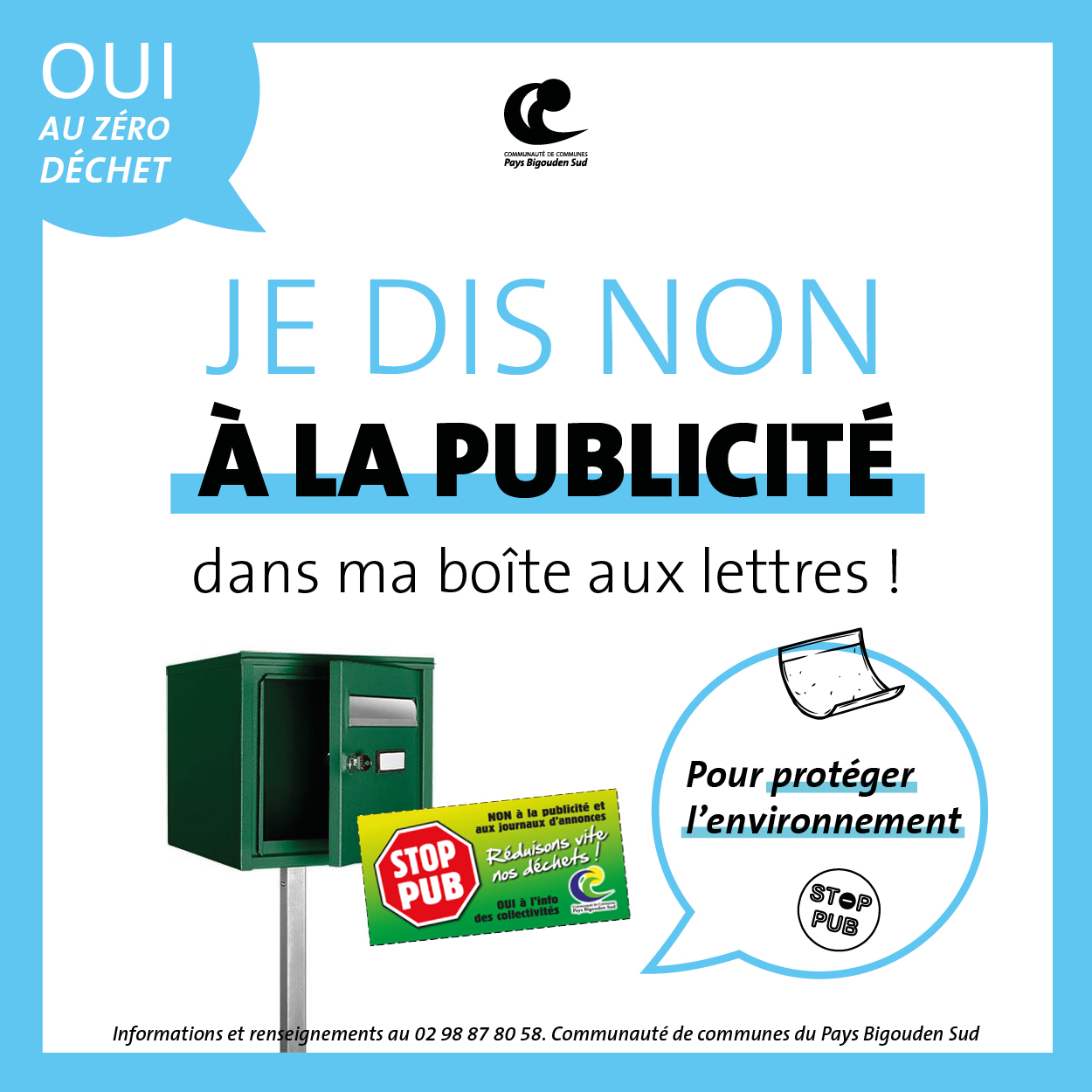 Non A La Publicite Dans Ma Boite Aux Lettres Communaute De Communes Du Pays Bigouden Sud