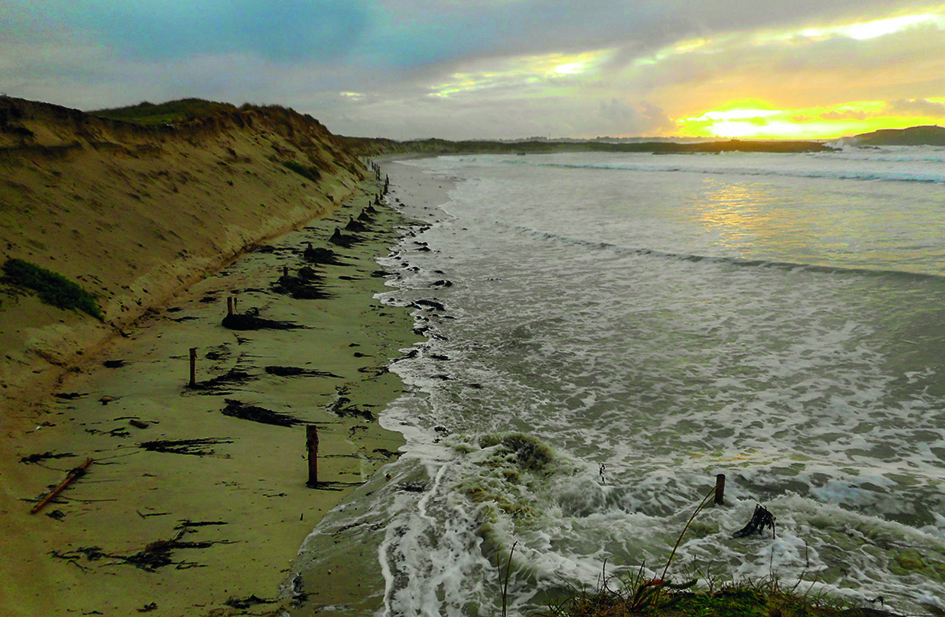 Dune de La Torche - Plomeur fragilisée