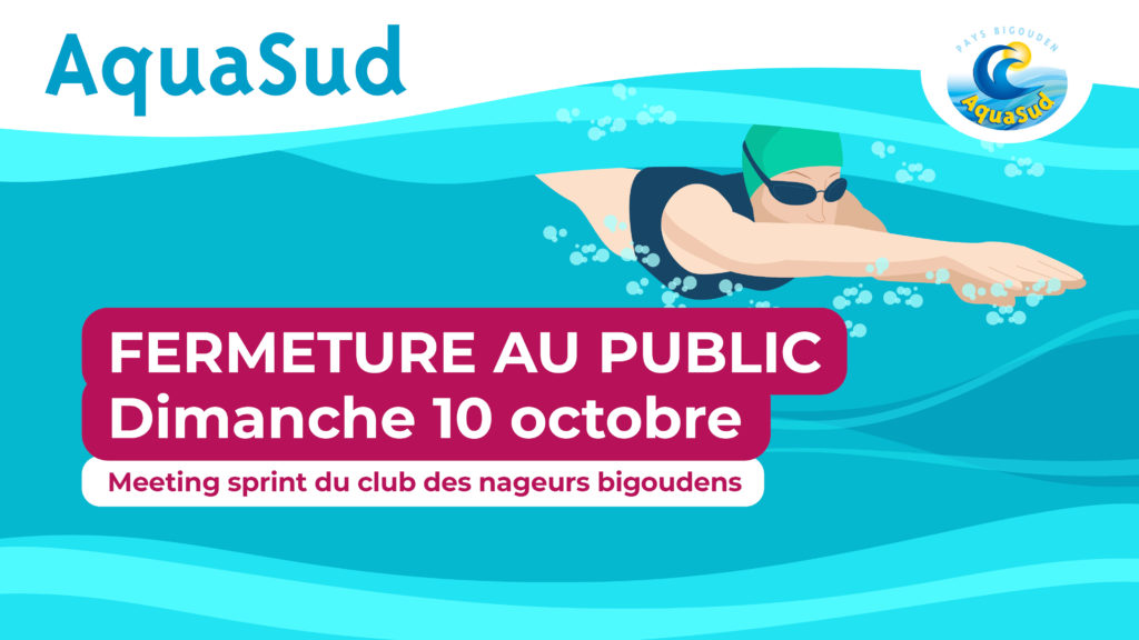 Fermeture d'Aquasud dimanche 10 octobre