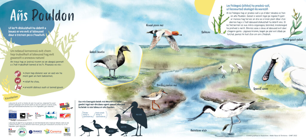 L'anse du Pouldon - Zone sensible - Traduction en breton