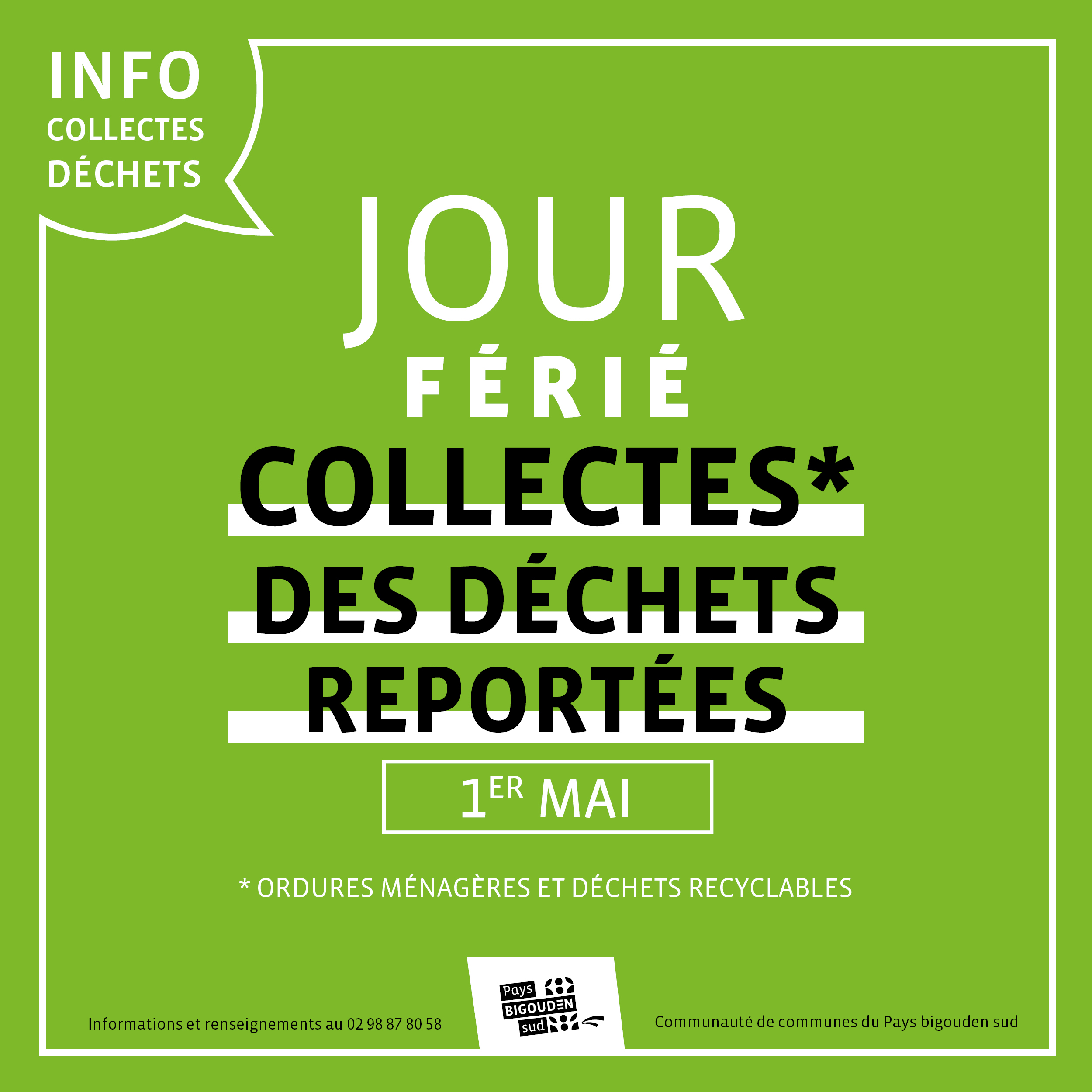 1er mai, fête du travail : ouverture / fermeture des services